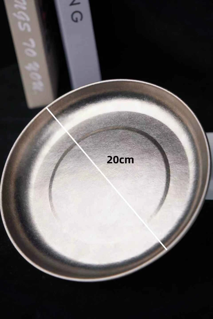 纯钛圆盘家用圆形小盘复古日式