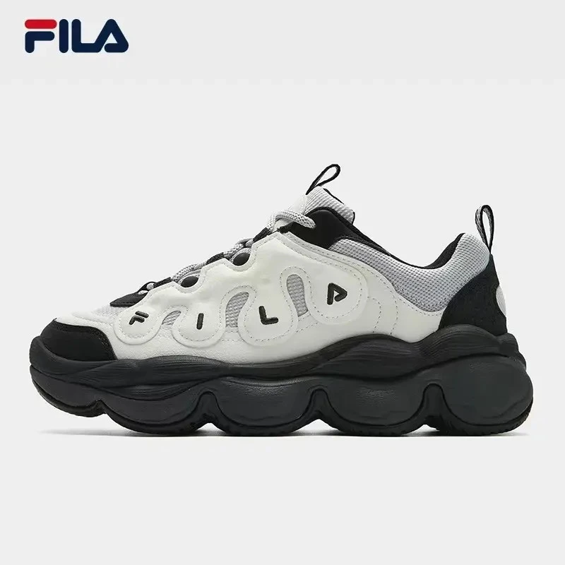 Fila/斐乐女鞋老爹运动鞋2025秋冬新款豌豆面包休闲鞋F12W541114