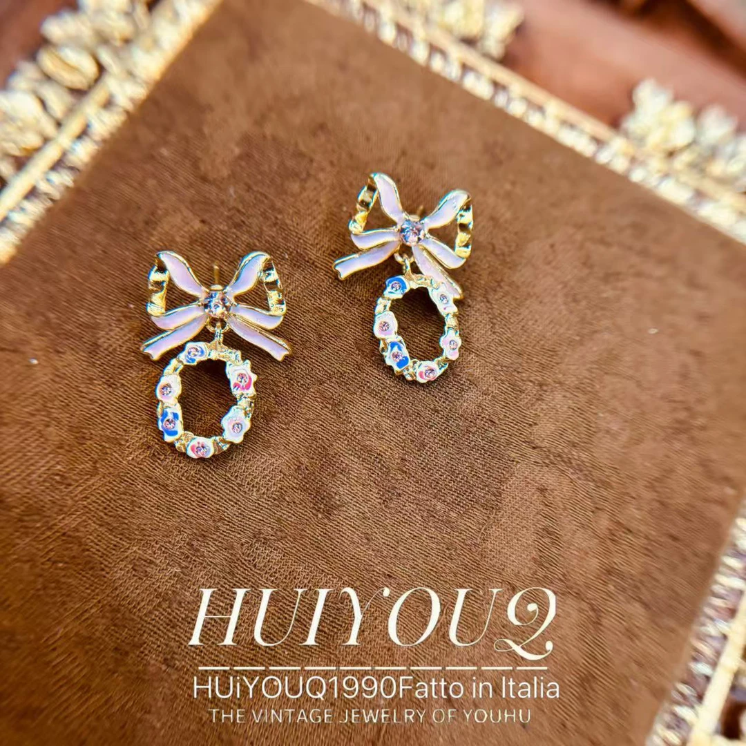 铜合金耳饰 【樱吹雪】气质复古247