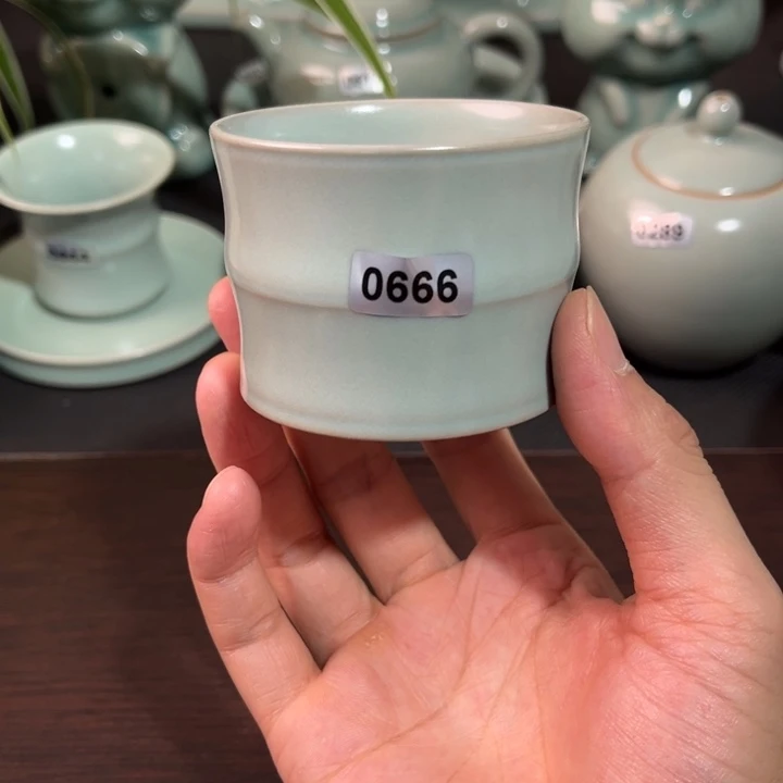汝瓷0666 青鸾汝瓷汝州发货