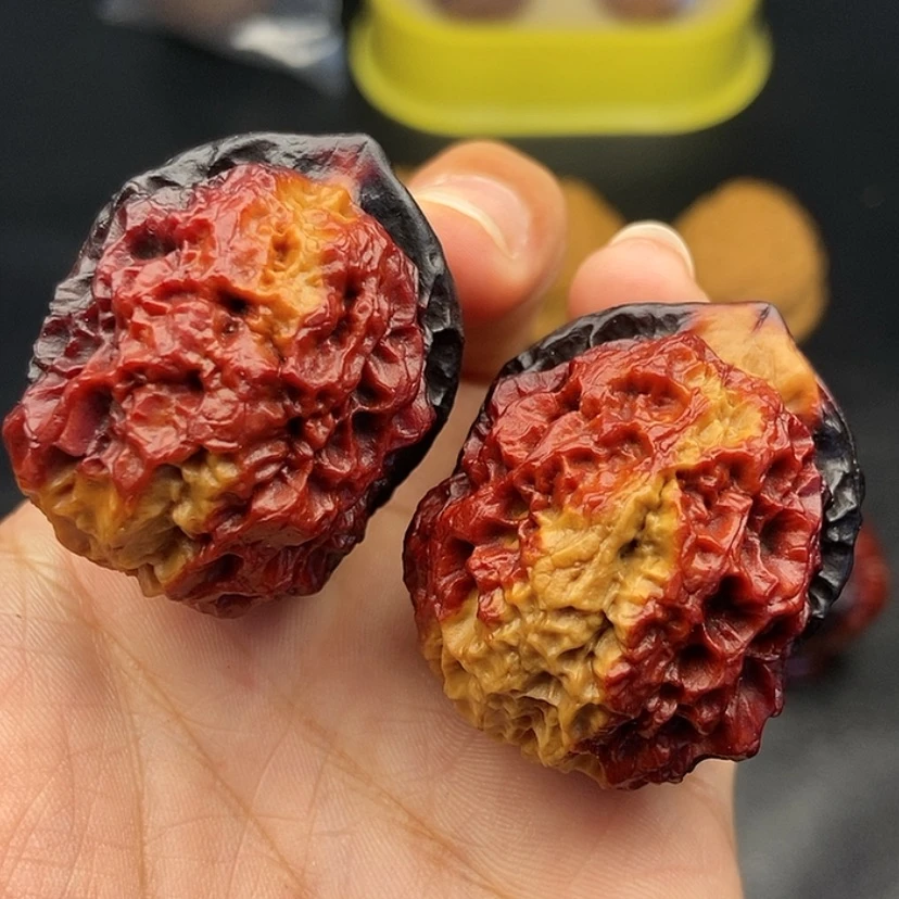 【闪购商品】把件文玩核桃40尺铁狮子球