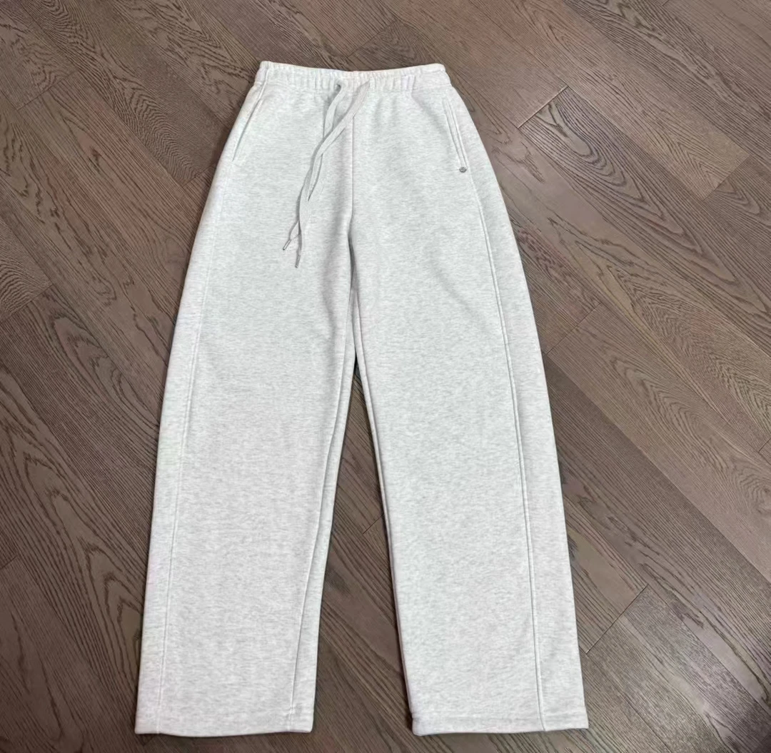 【二勇精选】2043加厚直筒丝绒裤子春季新款