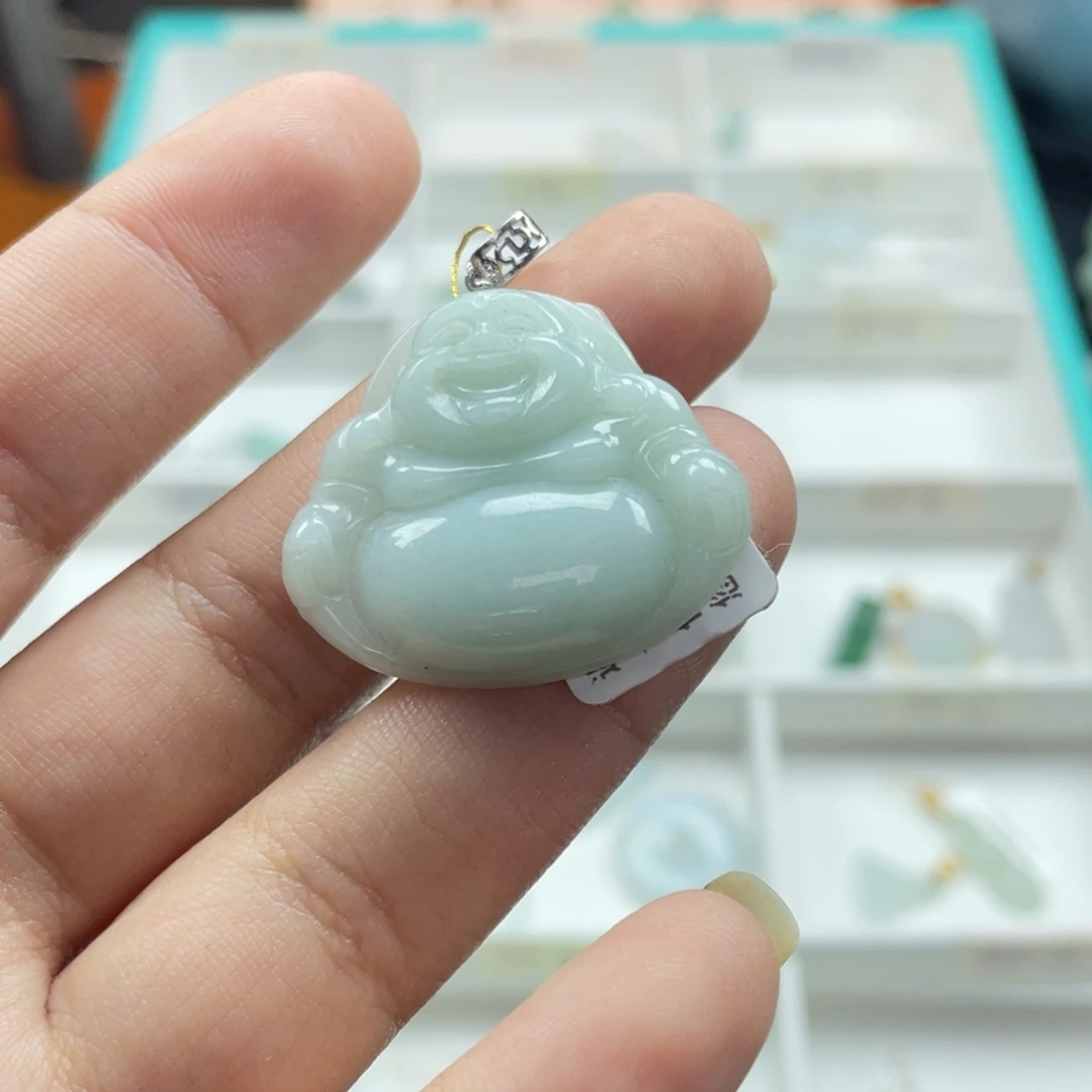 翡翠银S925镶嵌颈饰