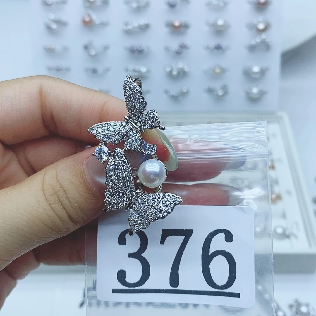 丽***9珠宝奇石合金淡水珍珠376