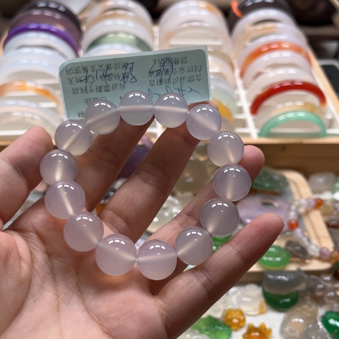 鹤***玖玛瑙/玉髓手镯未镶嵌399