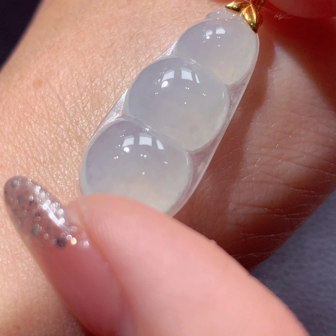 定制翡翠18K金镶嵌翡翠