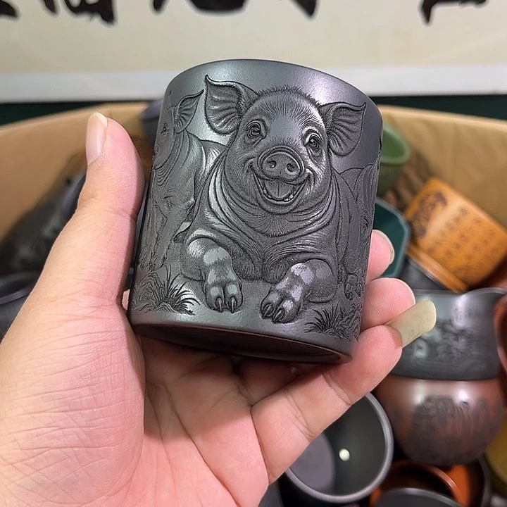 茶杯紫砂全手工紫砂主人杯