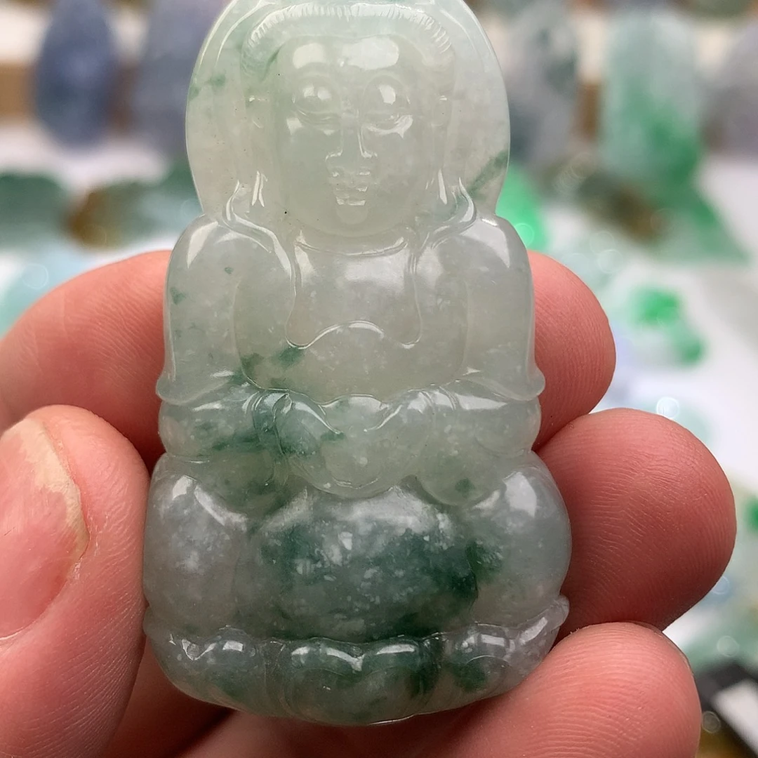 未镶嵌挂件翡翠翡翠吊坠
