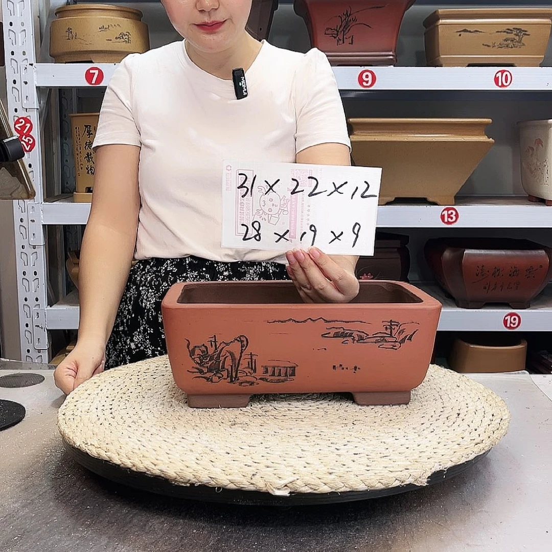 紫砂花盆紫砂花盆