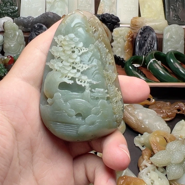 颈饰未镶嵌和田玉