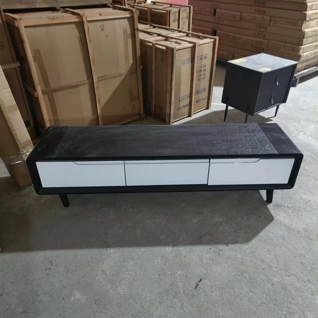 黑白电视柜1.6米 尺寸：160*40*43