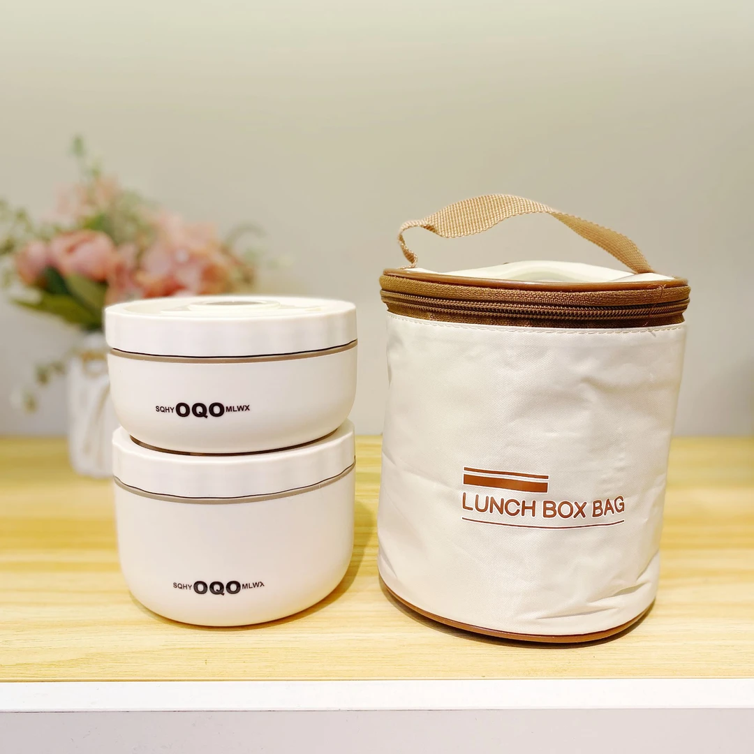 便当盒不锈钢饭盒上班族学生便携带饭多层350ml/550ml