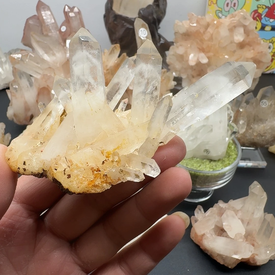 银S925镶嵌珠宝半成品水晶24