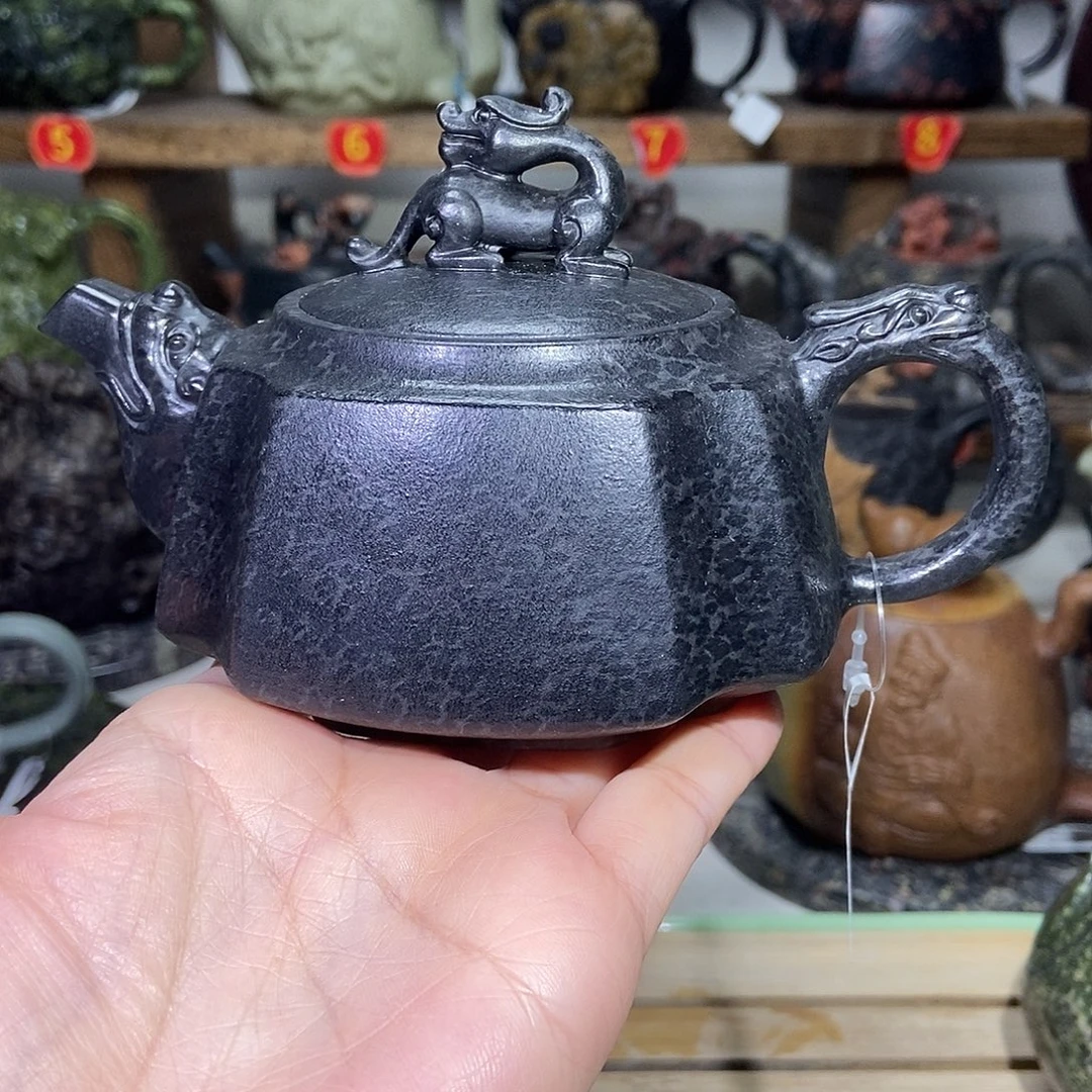 石材冰碛岩龙尊壶260CC