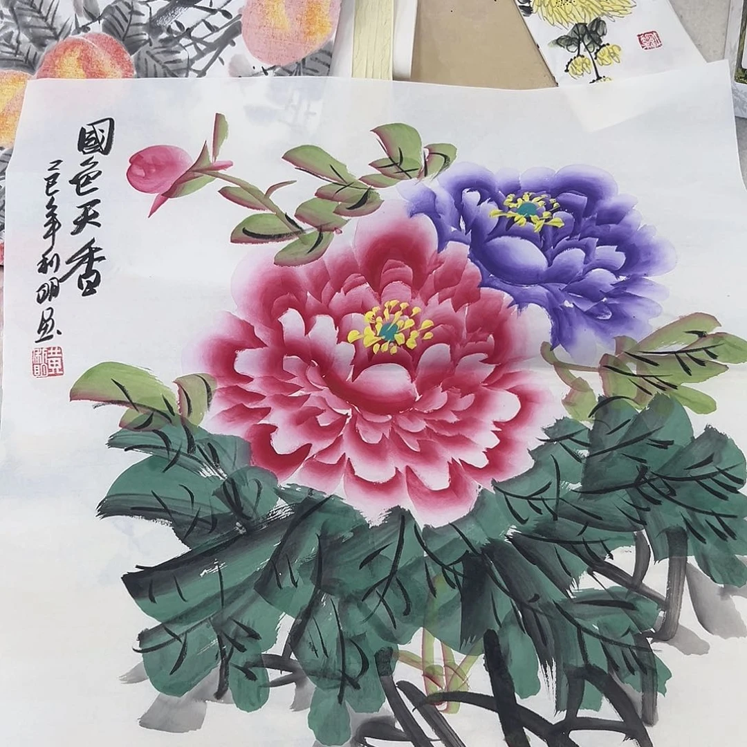 国画纯手绘字画国画作品欣赏