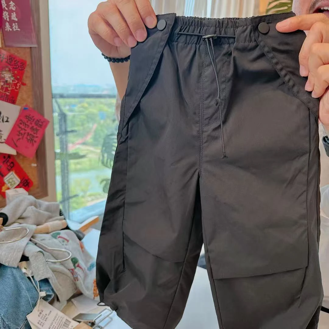 JMJQ秋季上新洋气儿童新款百搭童装休闲裤长裤系带松紧带251033