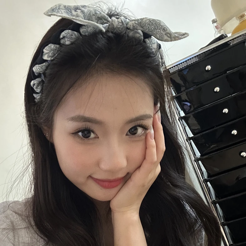 元气满满韩系ins风甜美麻花扭结碎花发箍简约百搭发饰头饰