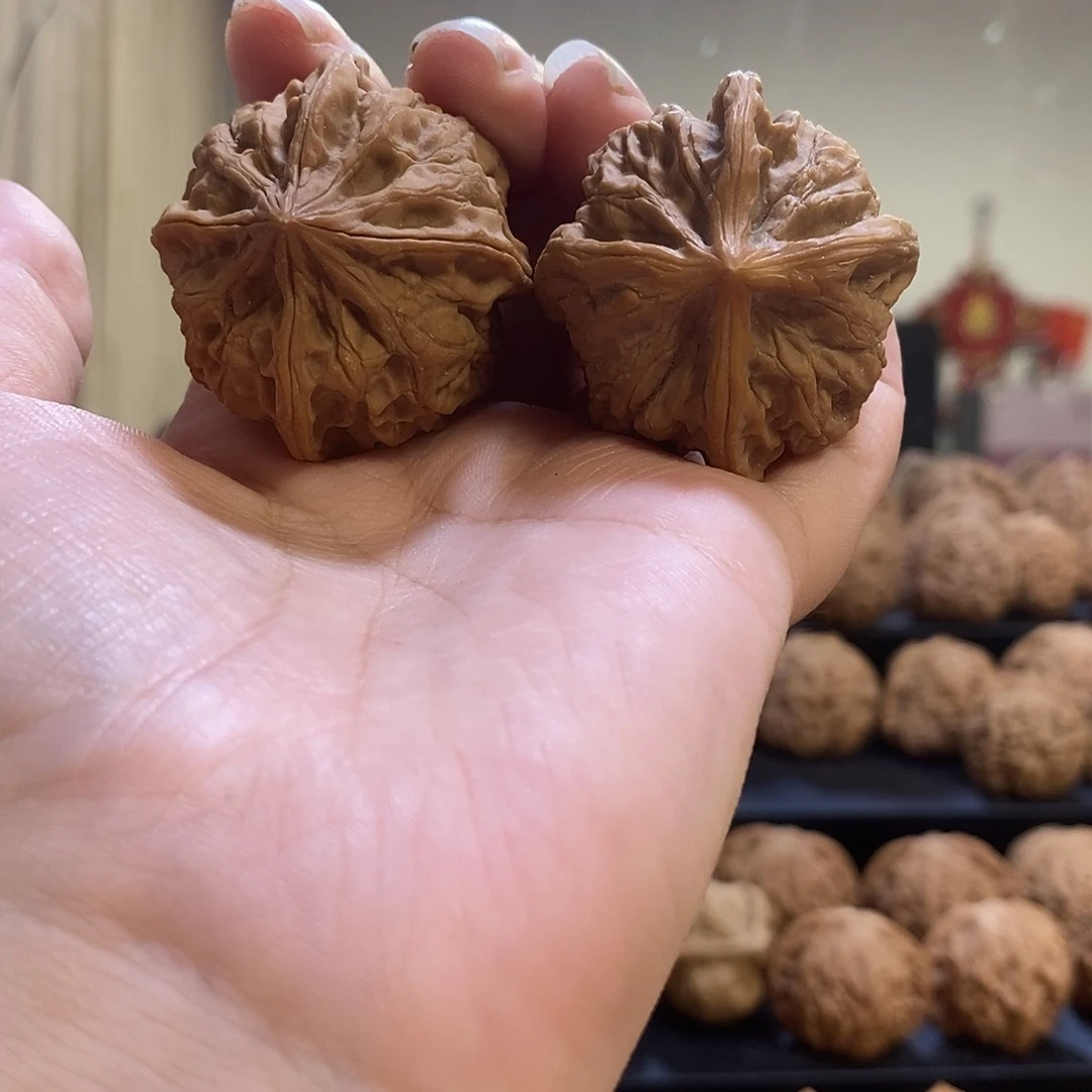 把件文玩核桃玉玺四棱有修