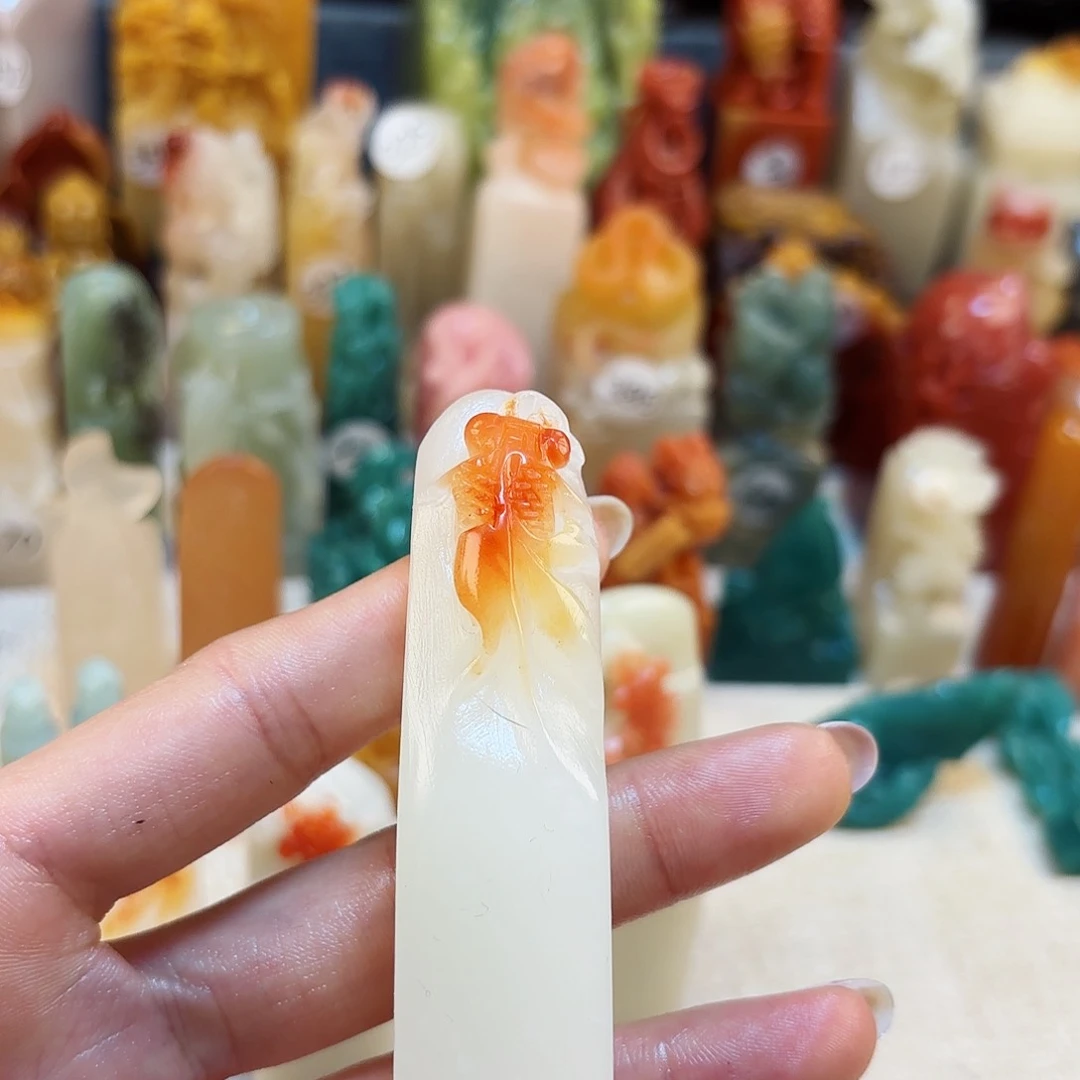 寿山石印石燕*！寿山石印章