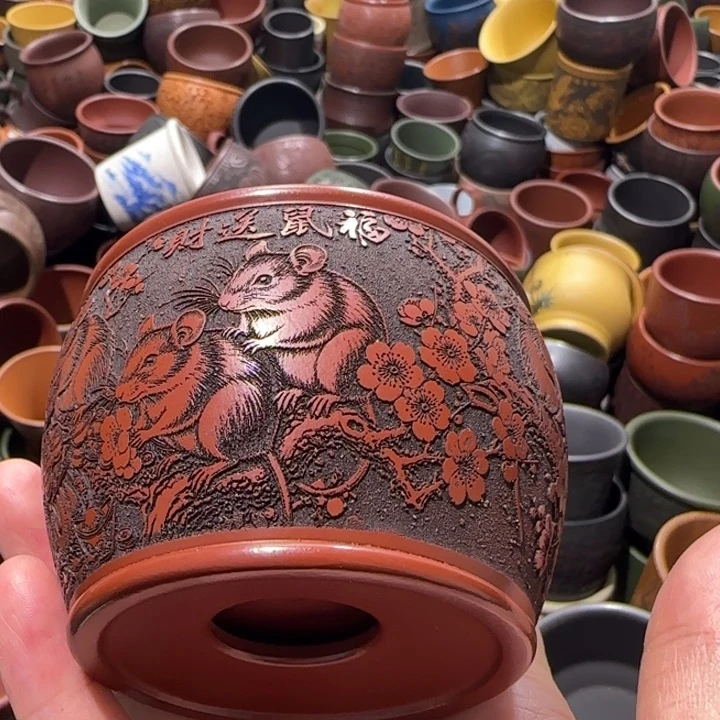 茶杯紫砂全手工紫砂