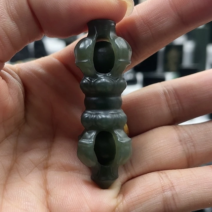 【闪购商品】颈饰未镶嵌和田玉（青玉）