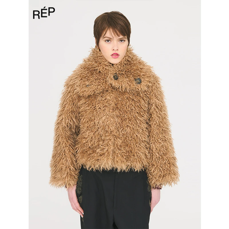 REP-ANTIK BATIK设计师品牌驼色夹克外套 25FW新品