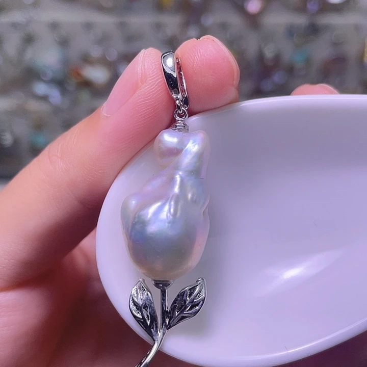 颈饰合金淡水珍珠01