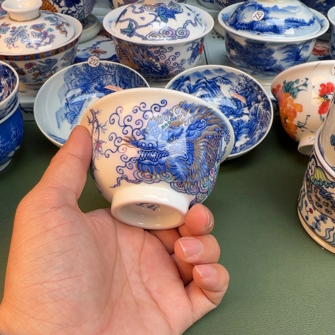 陶纯手工纯手绘茶具226