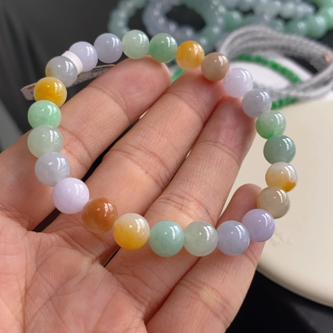 翡翠未镶嵌手链卡7.5
