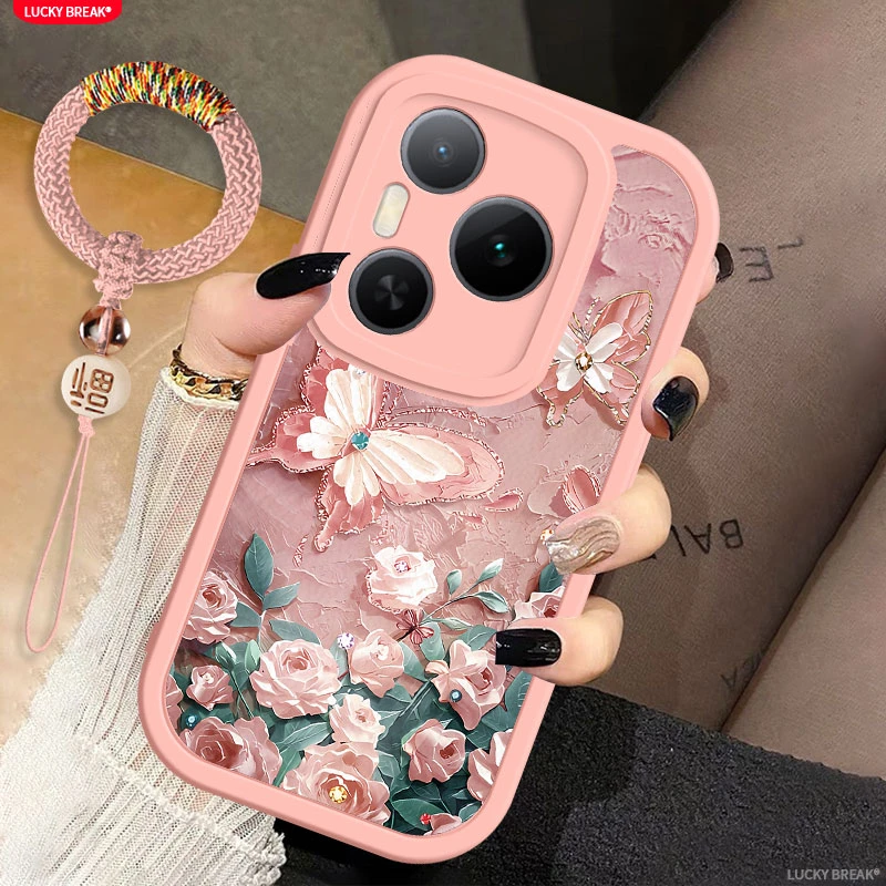 适用荣耀Power手机壳新款蝴蝶个性创意女款镜头全包防摔硅胶软壳