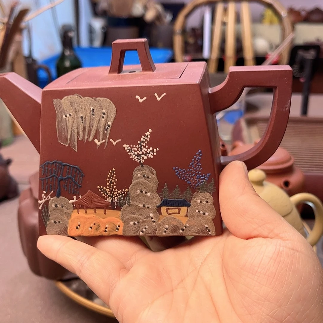 茶壶紫砂全手工制作