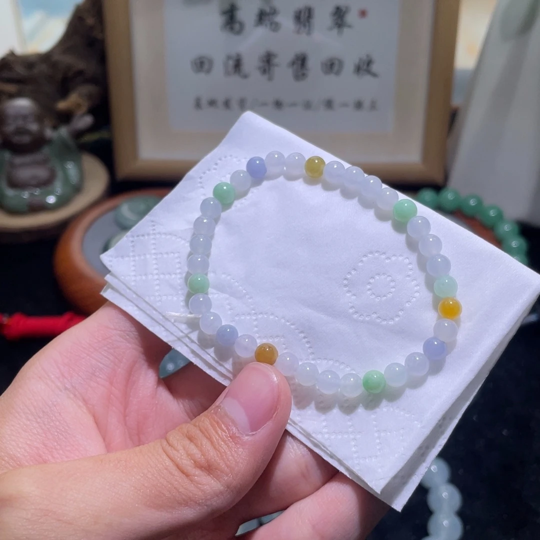 未镶嵌手链翡翠手串