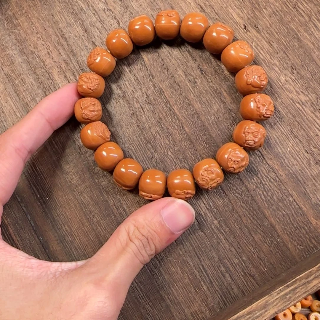 猴头核桃手串十八罗汉尺寸13以上