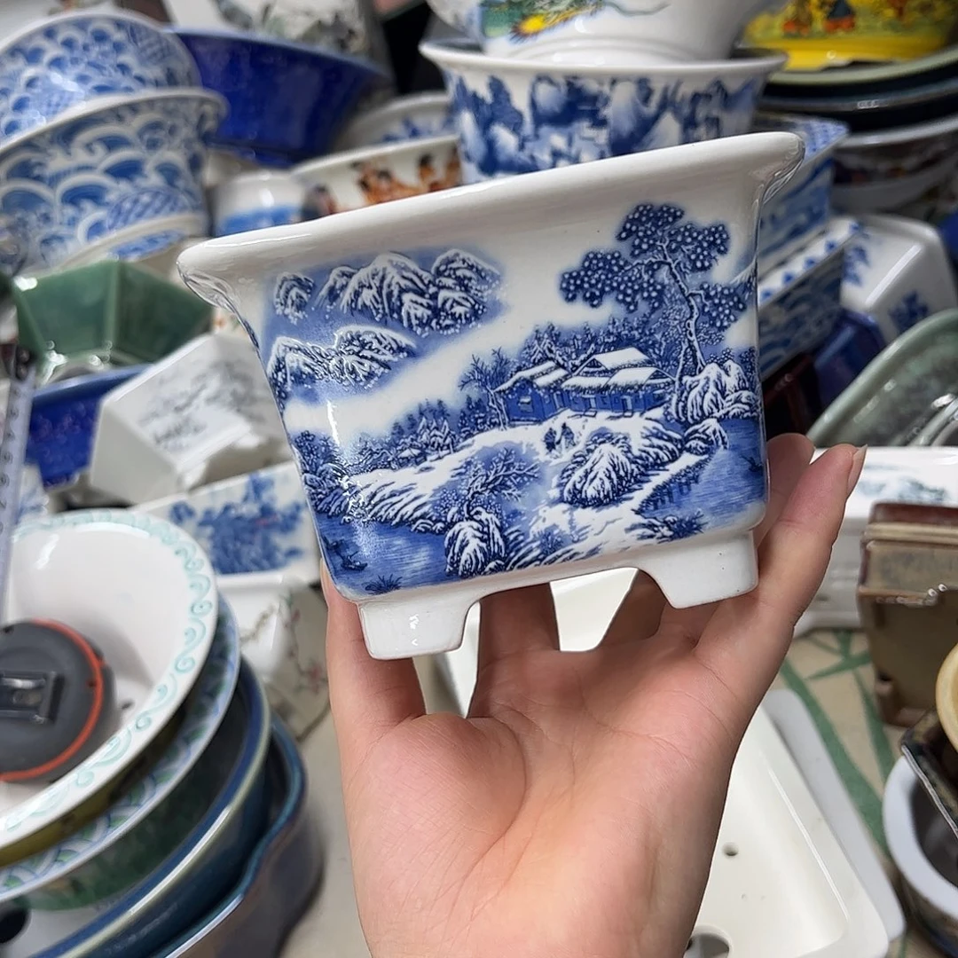 紫砂花盆012号瑕疵13/9cmm