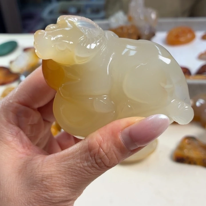玛瑙/玉髓未镶嵌吊坠(不含链)