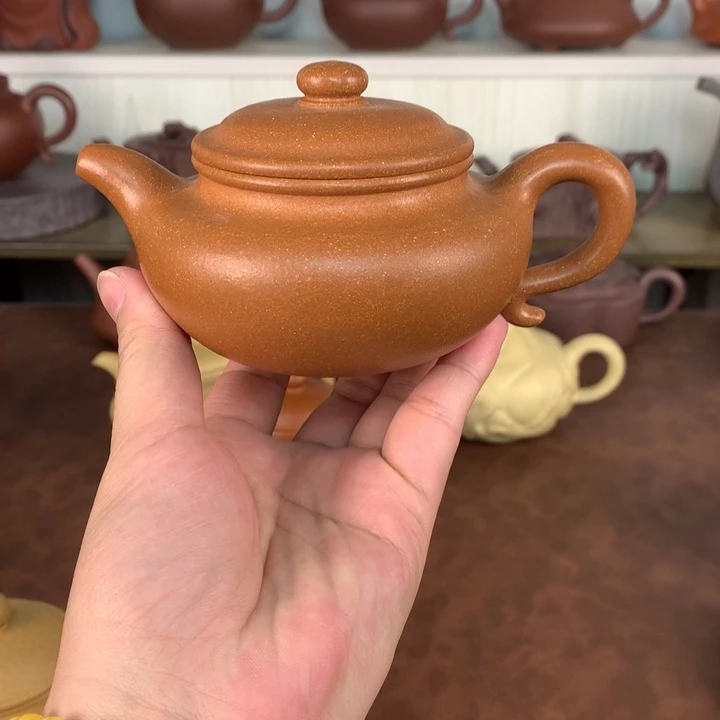 茶壶紫砂半手工仿古容量180