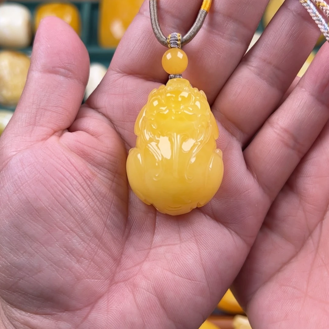 未镶嵌颈饰琥珀纯天然蜜蜡