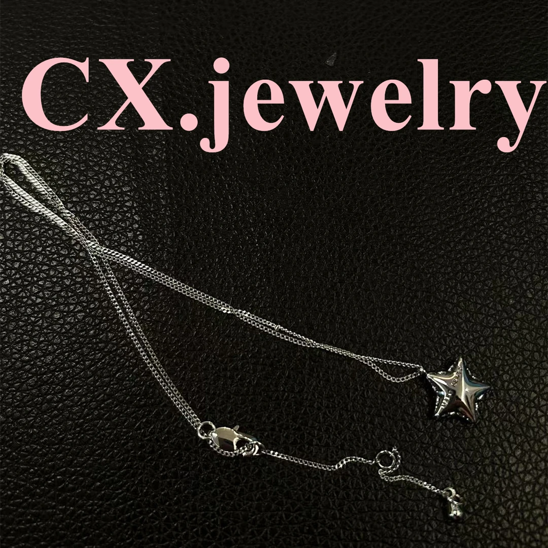 铜合金项链 新款星星项链  3061