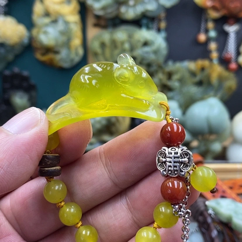【闪购商品】未镶嵌岫玉手牌