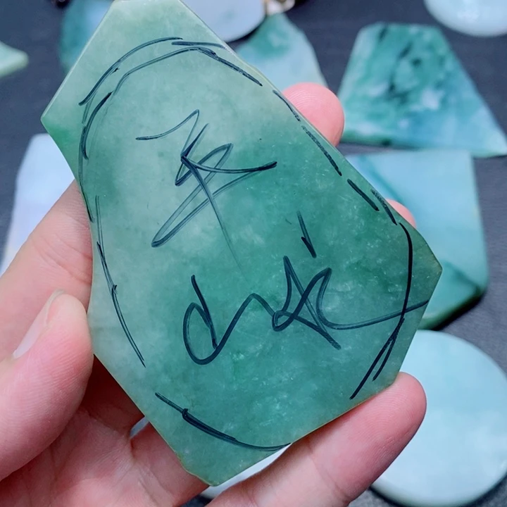 定制翡翠未镶嵌欧翡翠首饰
