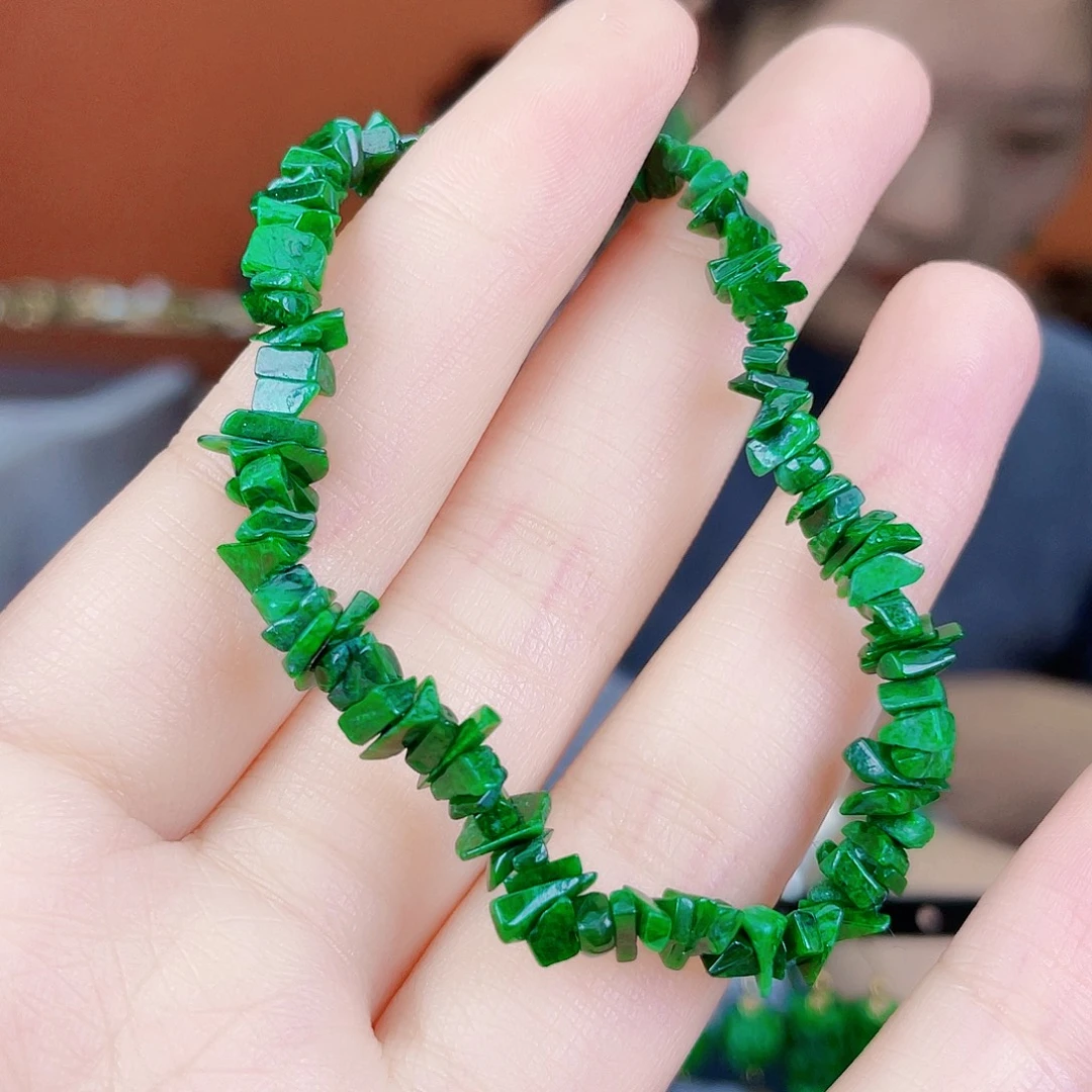 翡翠未镶嵌耳饰饰品