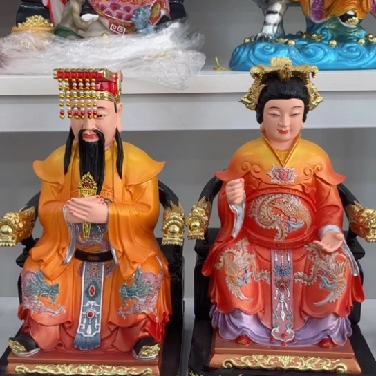 【闪购商品】树脂16寸树脂玉帝王母一套