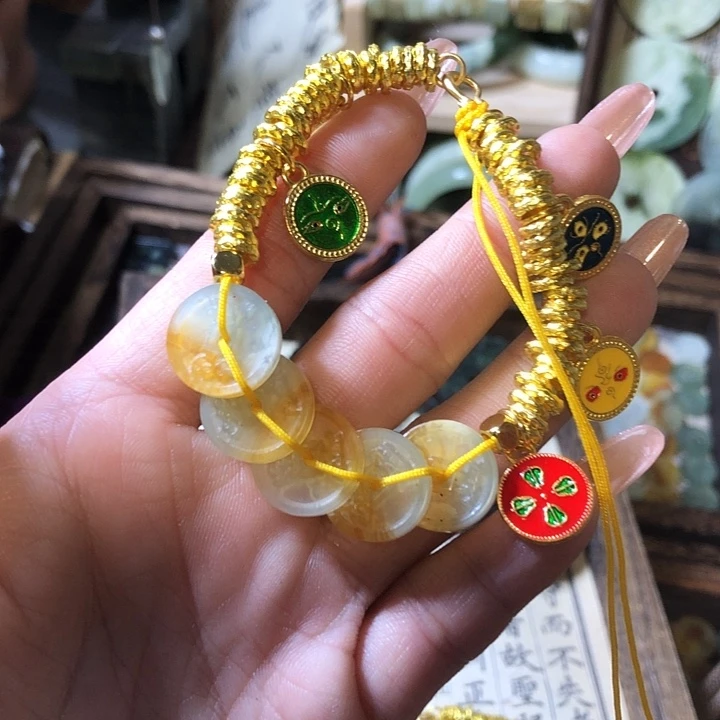 岫玉岫玉手链未镶嵌