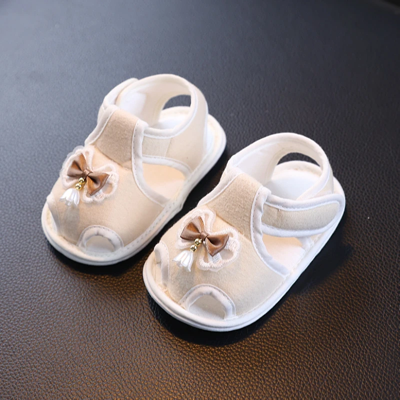 婴儿夏季凉鞋宝宝透气步前鞋防滑可爱软底0-3-6月一周岁男女幼童