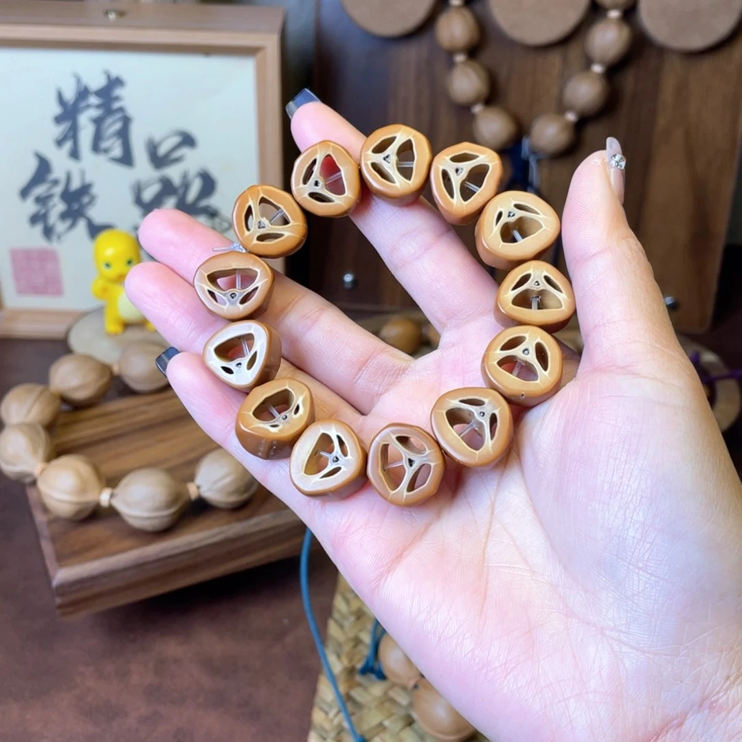 橄榄核手串/手链18.8梅林铁核小囧脸