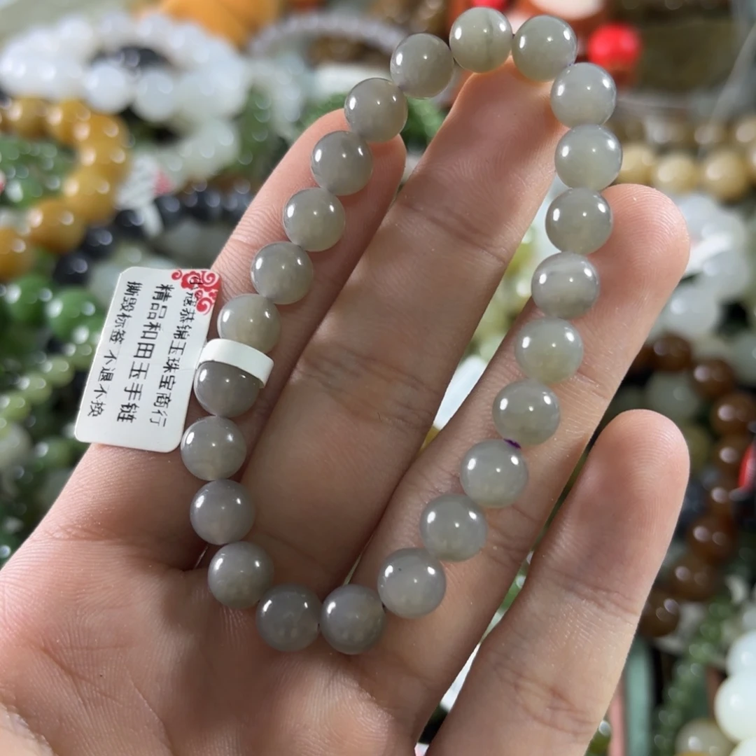 和田玉未镶嵌手链120