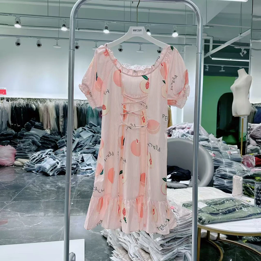 【OE家】NN1269新款设计款夏季连衣裙显瘦气质舒适时尚女士宽松