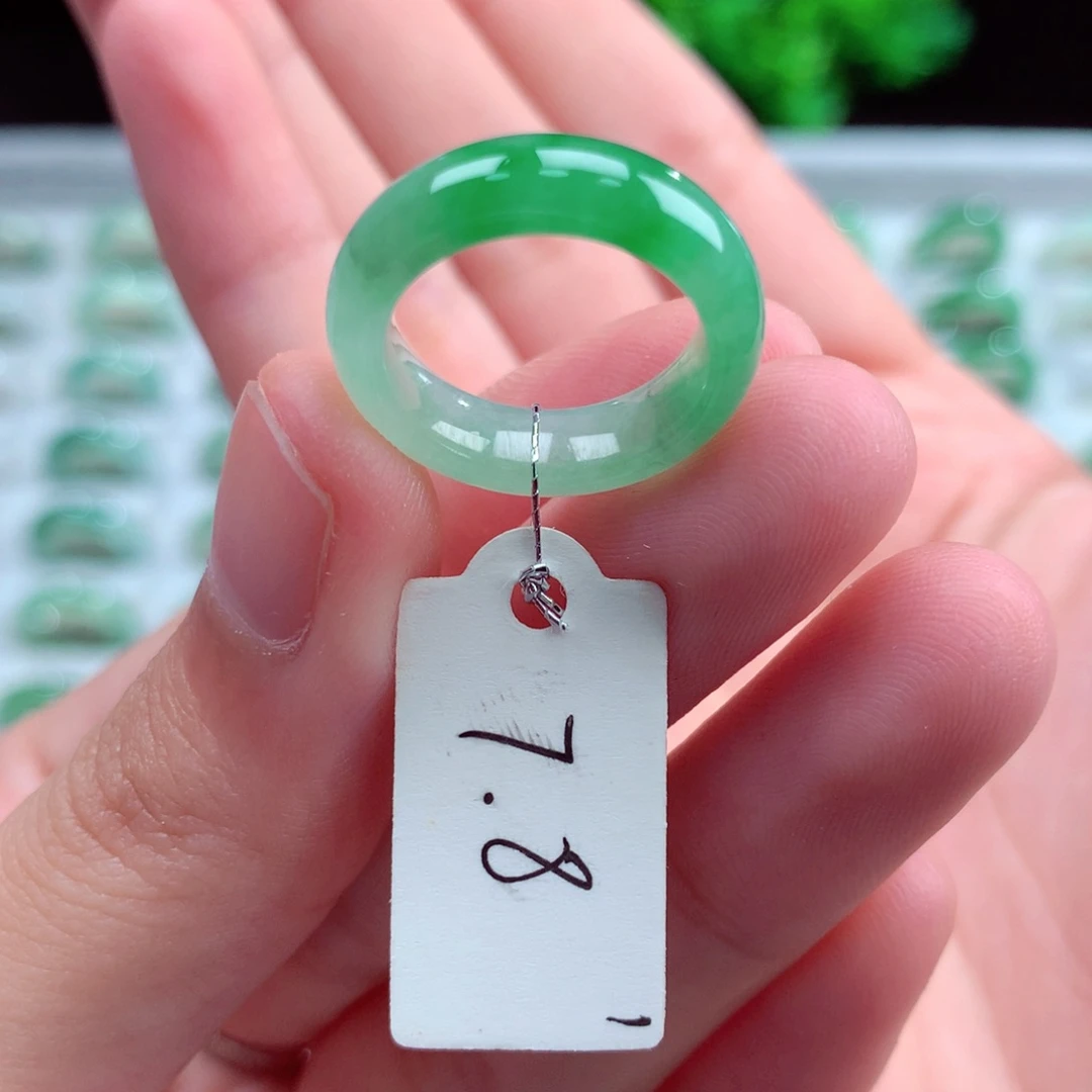 未镶嵌戒指翡翠天然