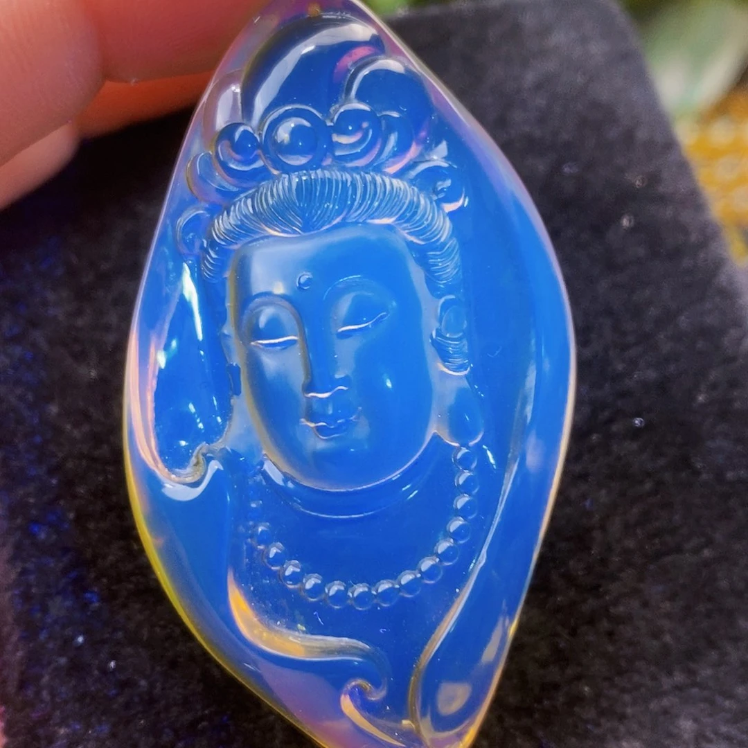 【闪购商品】蓝珀吊坠(不含链)未镶嵌