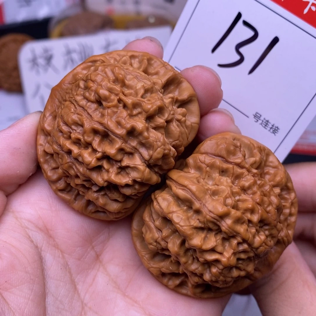 文玩核桃把件131官帽4.8